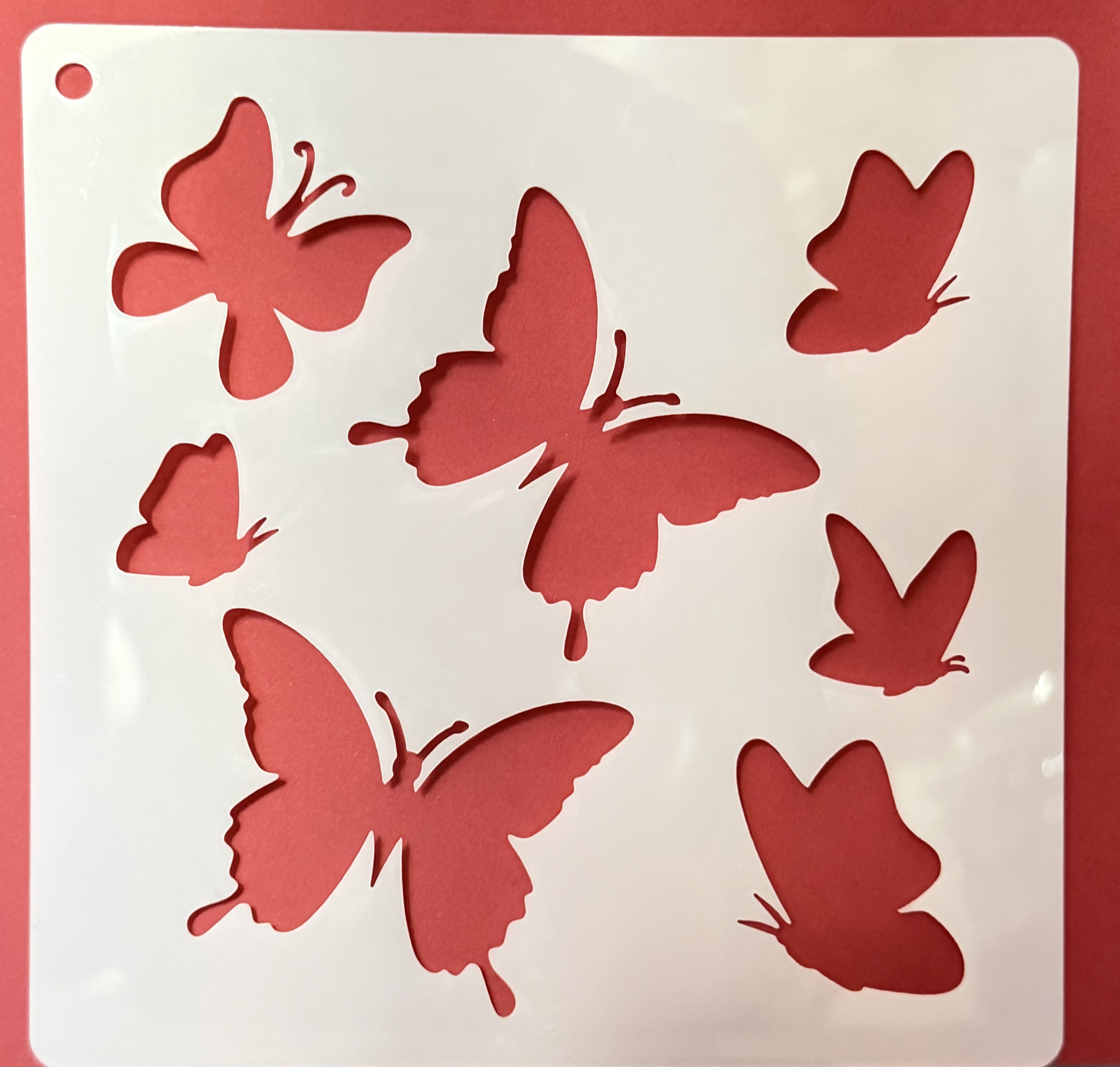 膠圖板-蝴蝶/雀烏(D）