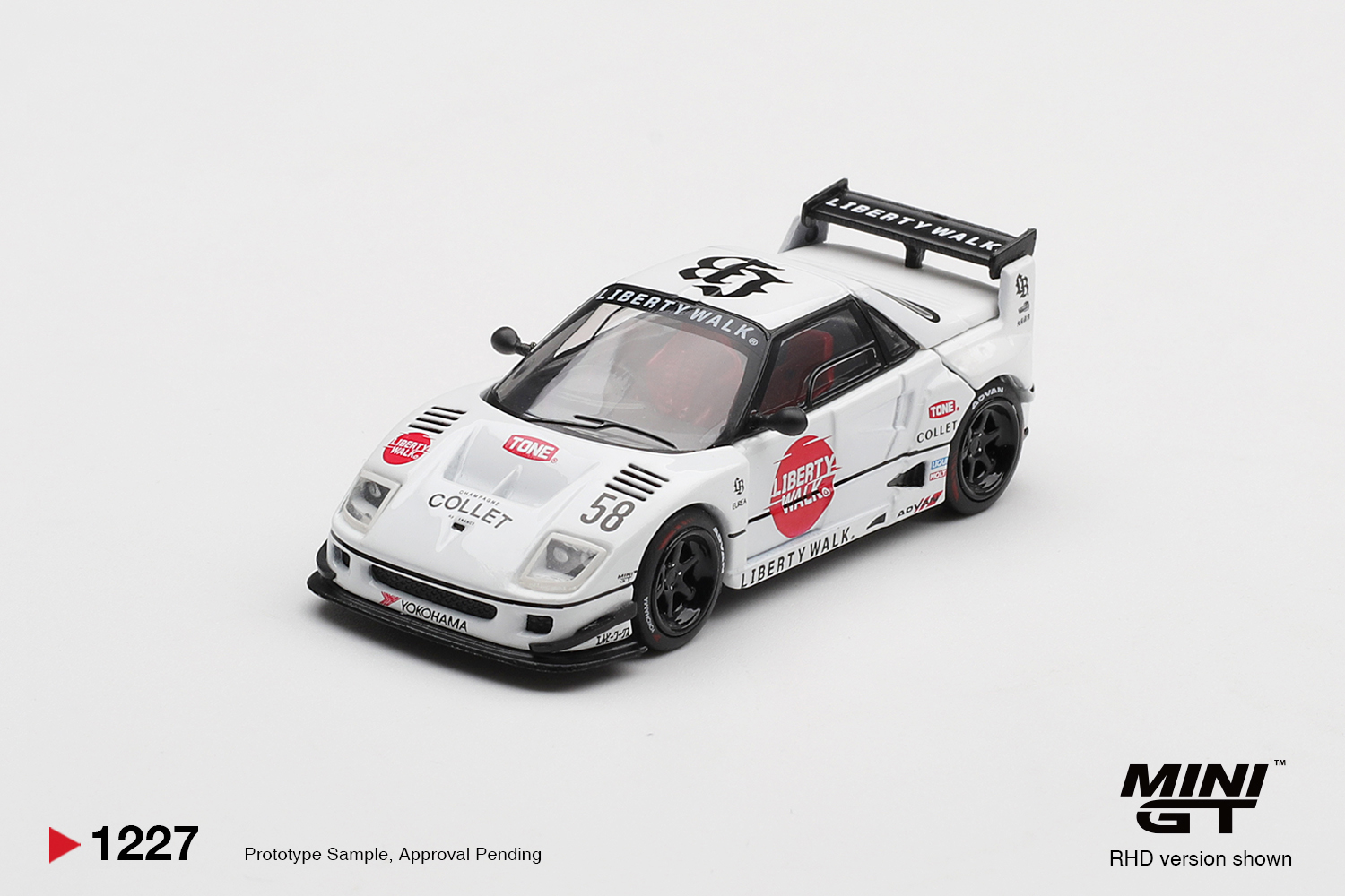 Mini GT 1/64 Mazda AZ-1 Liberty Walk LB40 LB-Hinomaru - MGT01159-BL