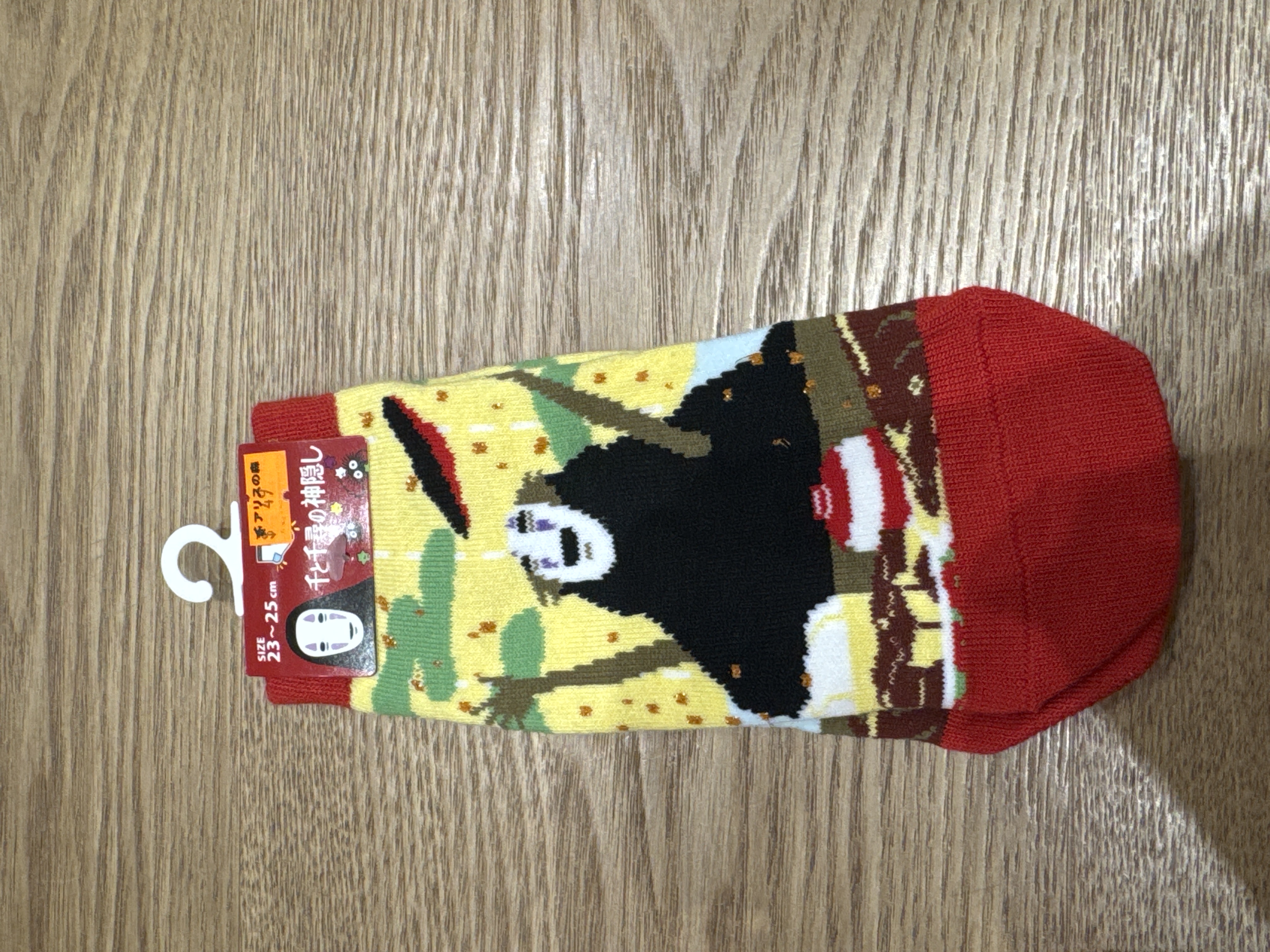 宮崎駿-無面男 襪