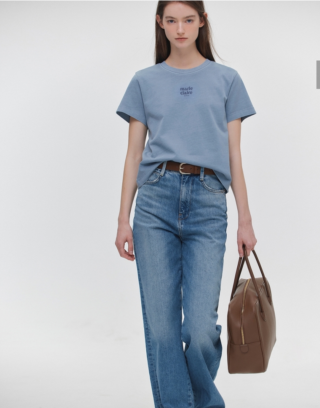Marie Claire Essential Small Logo Tee 