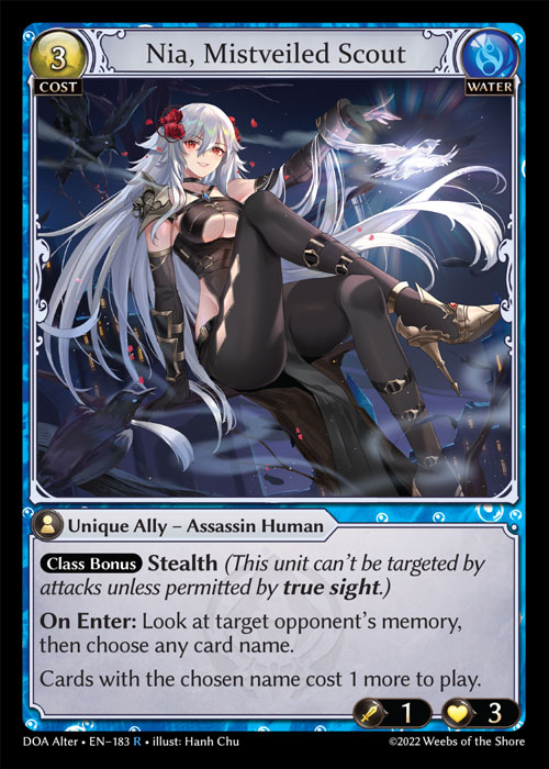 Nia, Mistveiled Scout / DOA-Alter-183 (R)
