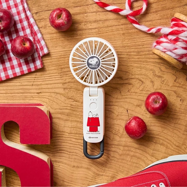 日本預訂📍日本RHYTHM x Snoopy圖案夏日風扇仔