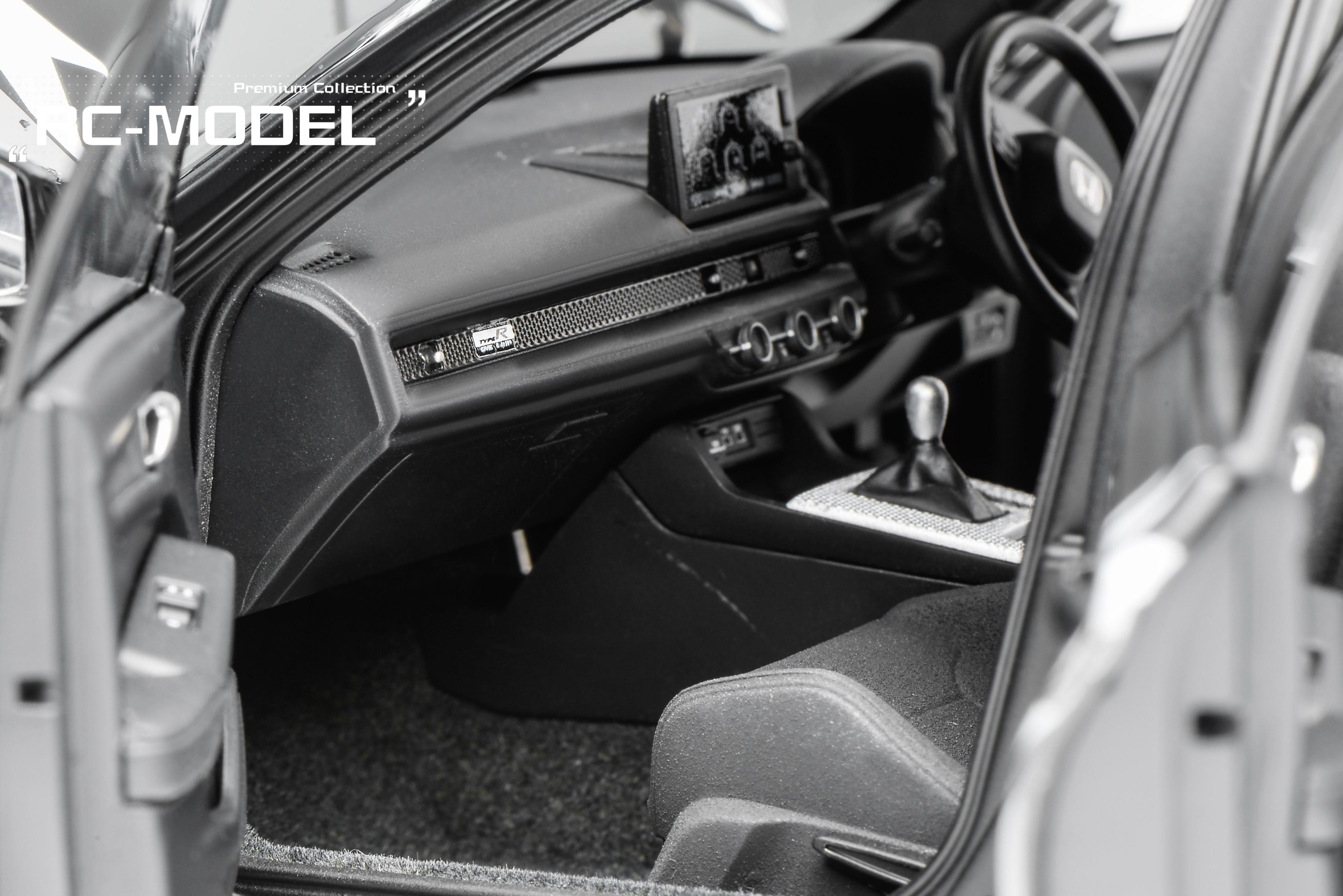 *PRE-ORDER MOTORHELIX 1/18 Honda Civic TYPE R (FL5) HKS Livery *Matte Black