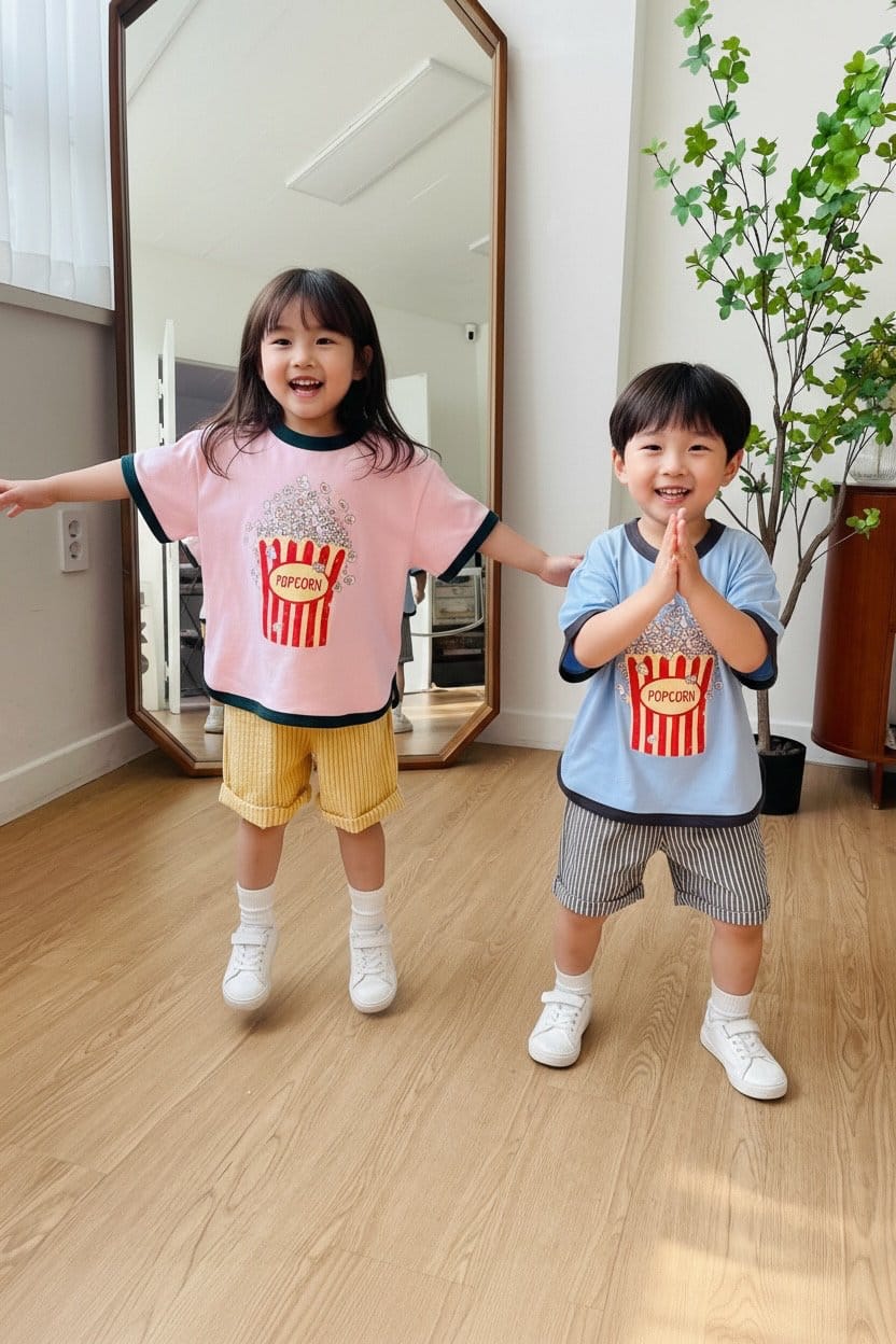 【預訂】韓國直送 PopCorn 圖案上衣