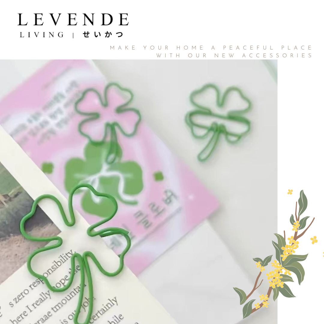 Levende 四葉草造型萬字夾