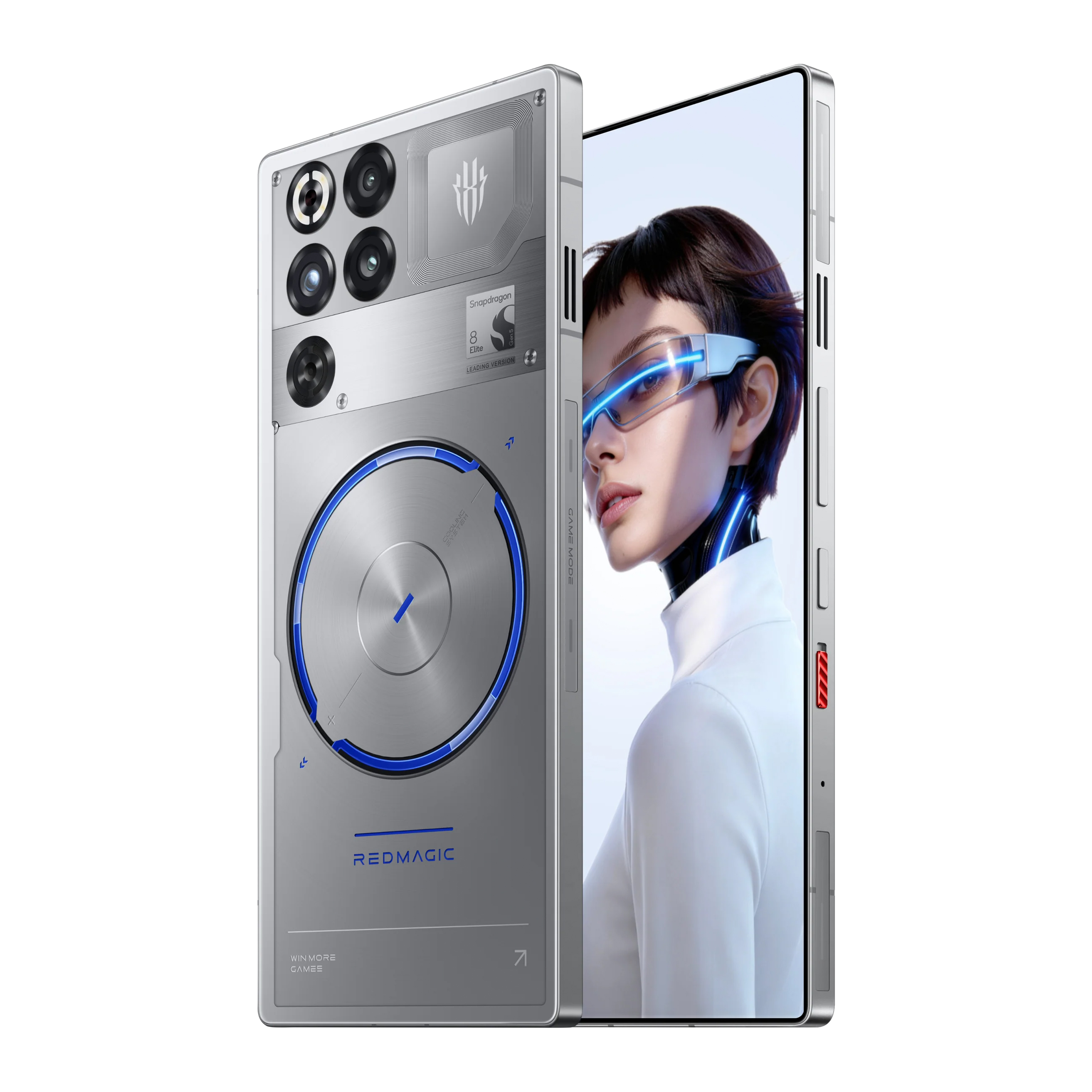 Nubia REDMAGIC 11S Pro 5G | Snapdragon 8 Elite Gen 5 Leading Version | 6.85吋 144Hz BOE X10 AMOLED 7500mAh 液冷散熱 渦輪風扇 背部燈效 雙喇叭 WiFi7 IPX8 電競手機 國際版