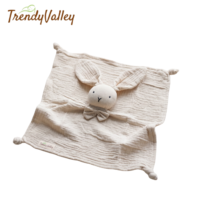 Trendyvalley Organic Cotton Muslin Security Blanket