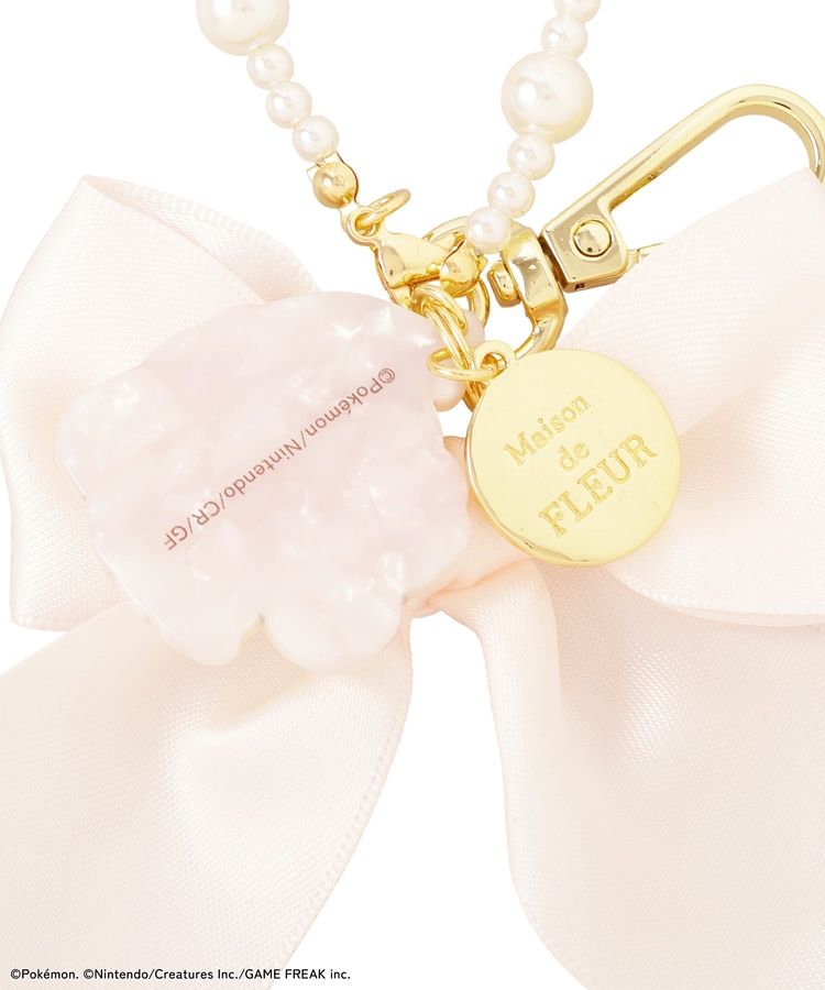 🎀【預訂】 PokePeace x Maison de FLEUR 絲帶掛飾 - Mawhip