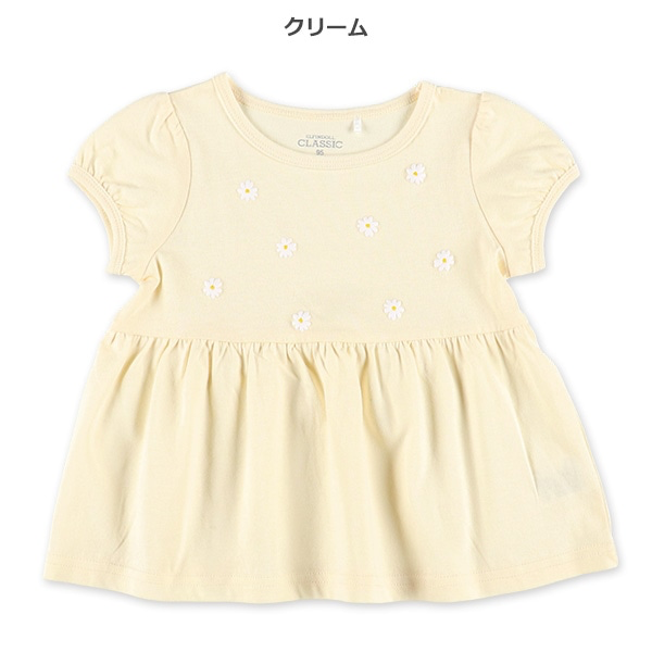 🇯🇵預訂 日本直送🇯🇵三色立體泡棉雛菊滿印短袖上衣