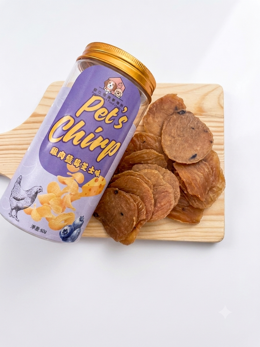 寵物薯片-雞肉藍莓芝士味 