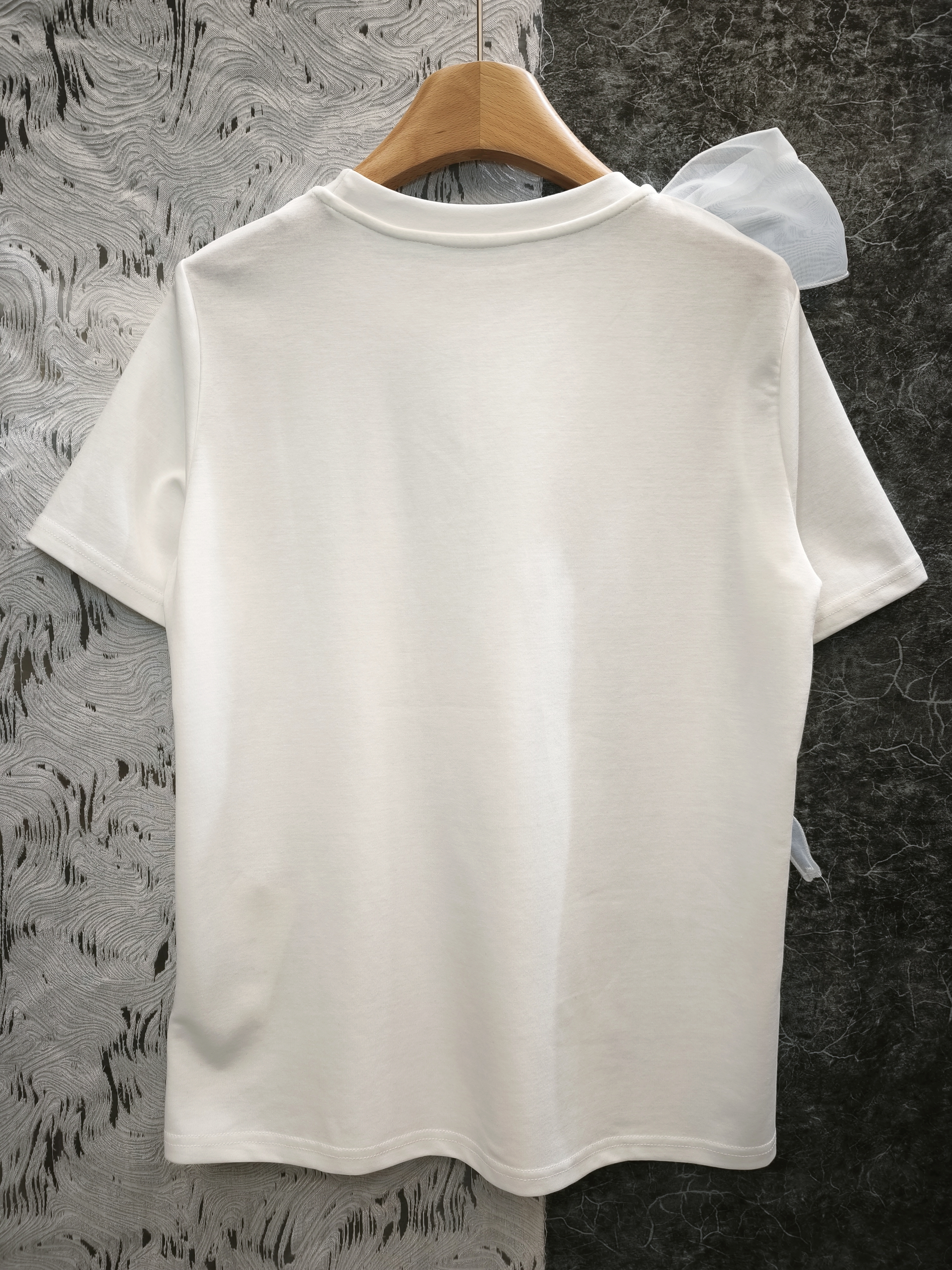 蝴蝶結字母滑料T