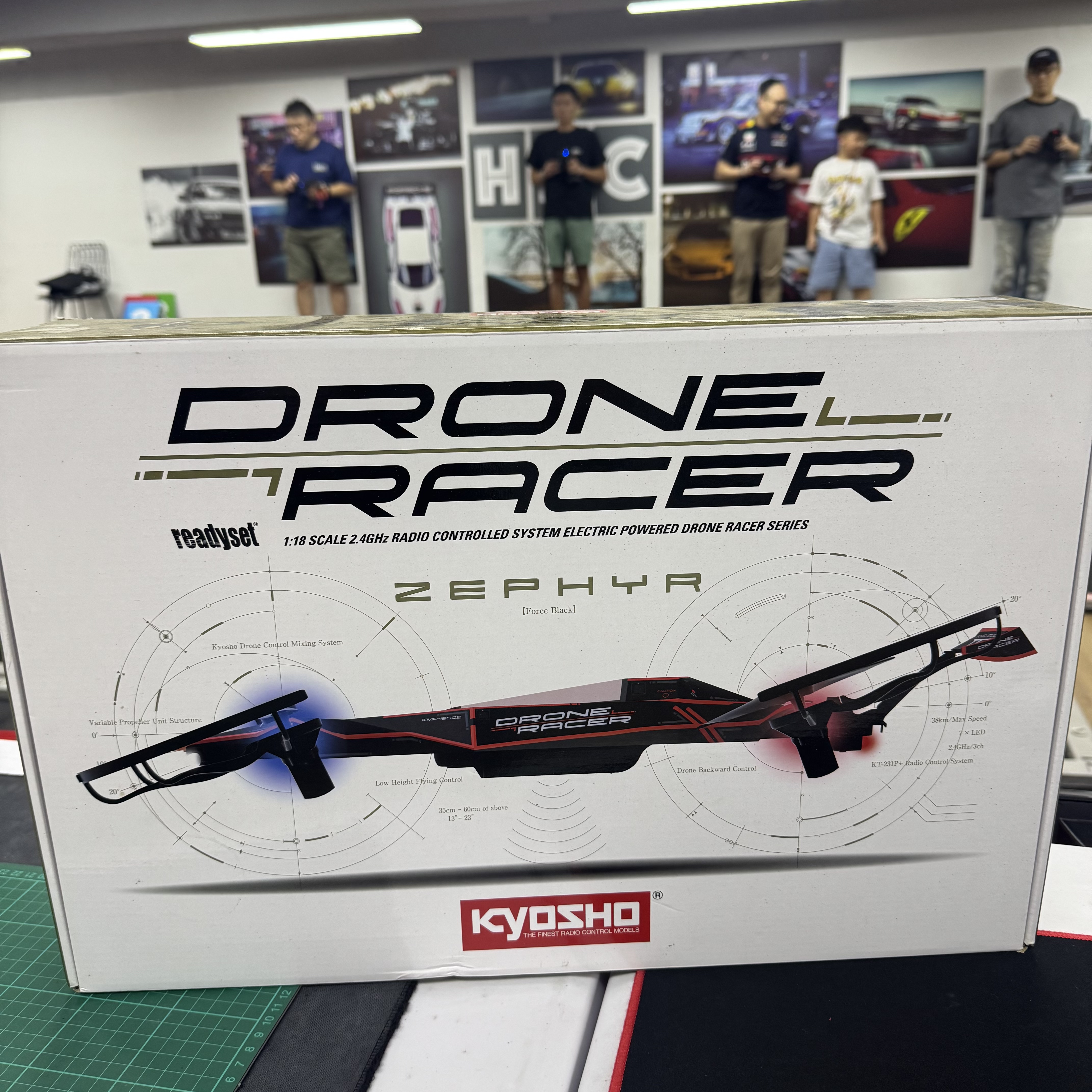 Kyosho DRONE RACER ZEPHYR Force Black Readyset RTF 20572BK