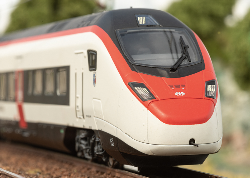 SBB RABe 501 Giruno High-Speed Rail Car Train Trix 25810 5 car/pack