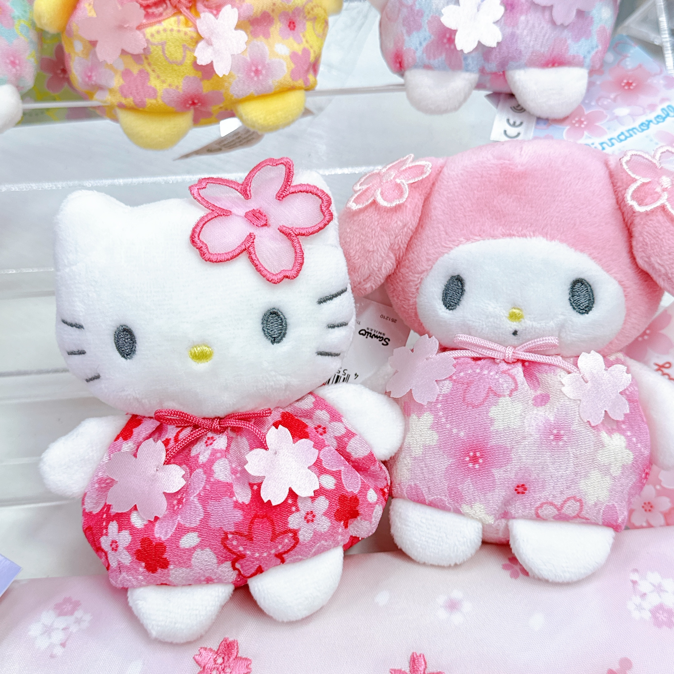 日本直送Sanrio 櫻花主題系列豆袋公仔