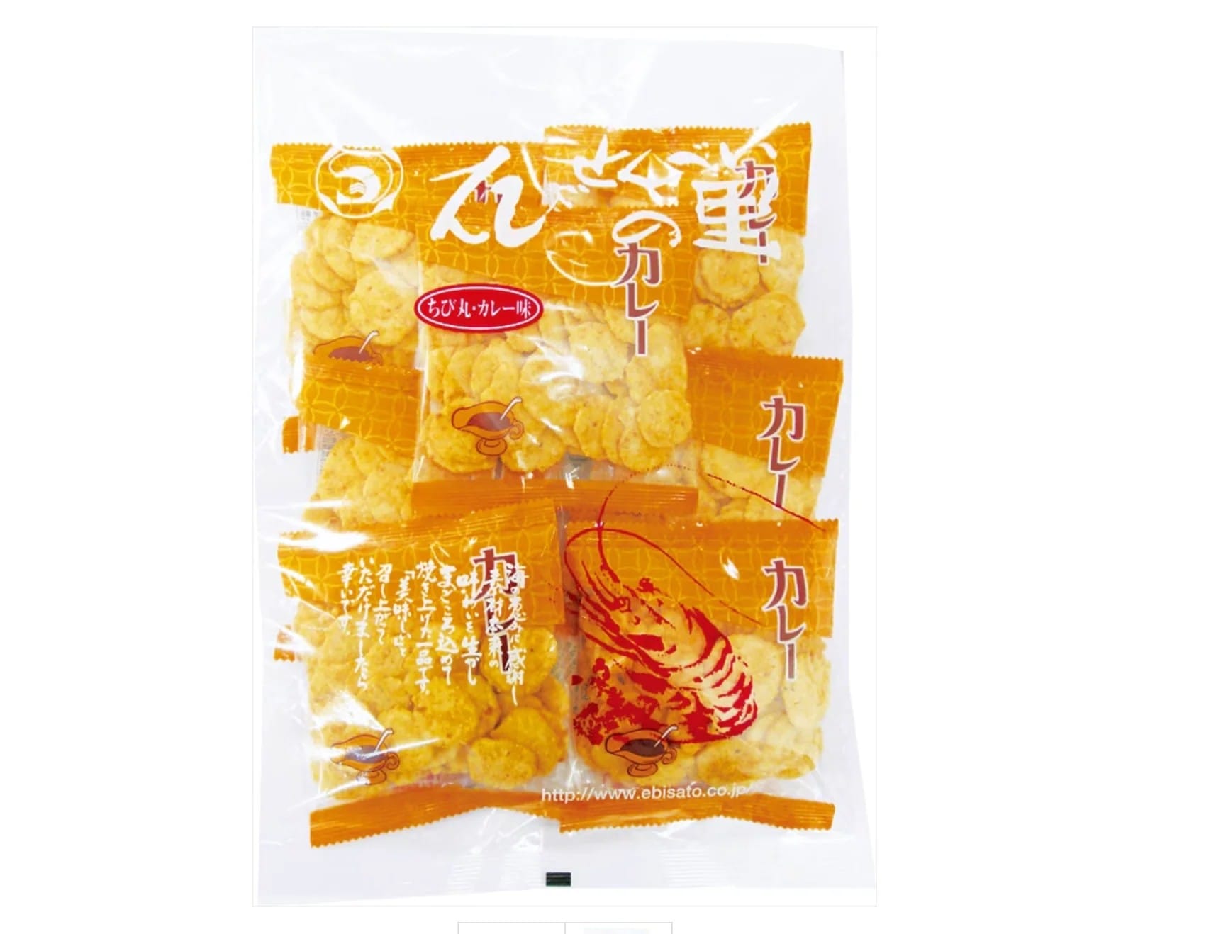 Ebisato名古屋蝦片 小圓餅・咖喱味