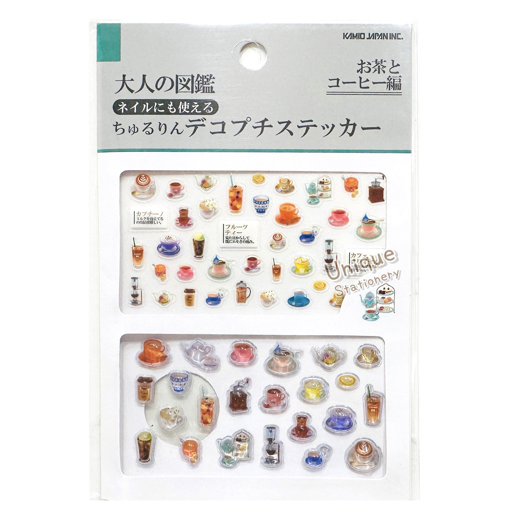 現貨｜大人之圖鑑 飲品 日版 Chururin Deco Petit 迷你貼紙 (233378)