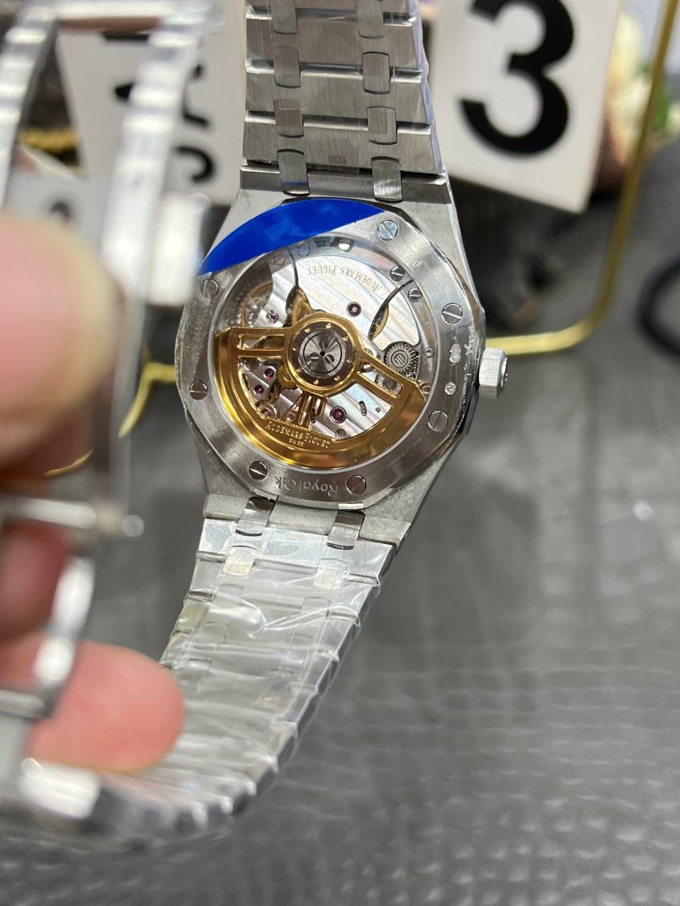 爱彼皇家橡树系列冰霜金自动机械男士腕表