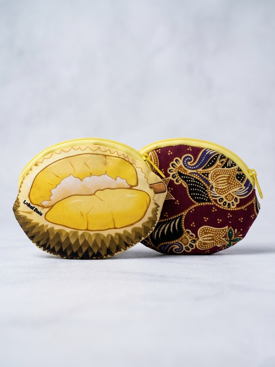 LD46 - Malaysia Heritage Batik Pouch (Durian) 