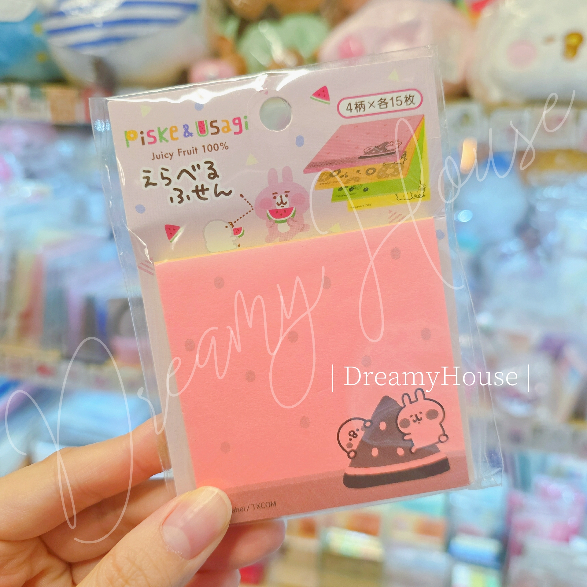 日本 kanahei 🍍 Piske & Usagi Juicy Fruit 100% 🍉 memo