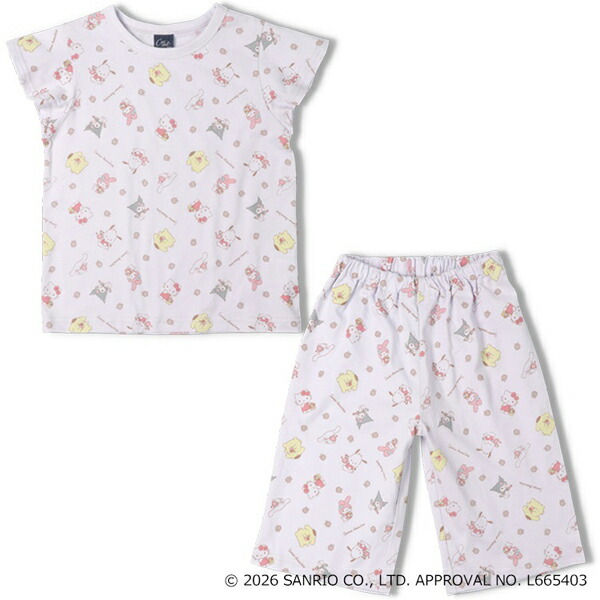 🆕【⭐訂購⭐】🇯🇵  日本直送🌀#Sanrio 短袖家居服套裝［2款選］🌀[PLCA-0265] [260425]