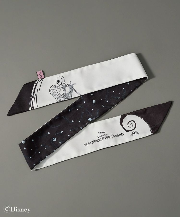 🌸 【預訂】Jack and Sally scarf - Maison de FLEUR x The Nightmare Before Christmas