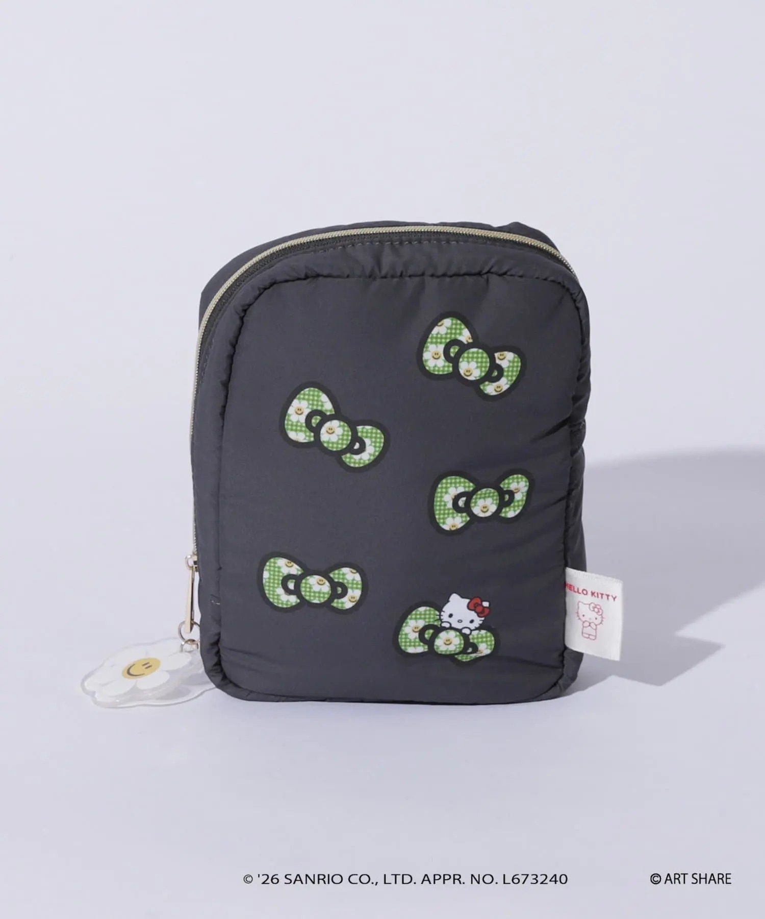 日本預訂📍日本Sanrio x Wiggle Wiggle系列 - Kitty蝴蝶結圖案拉鏈袋 不包郵 2026年11月下旬出貨