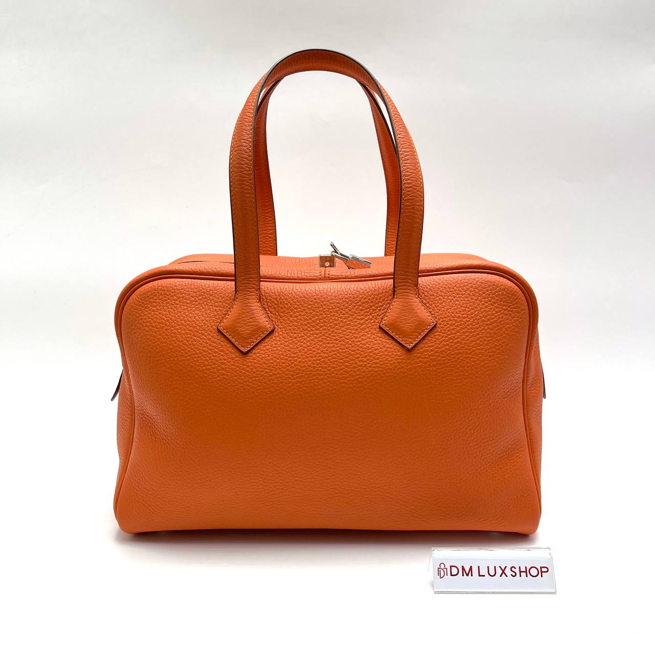 Hermes Victoria II 35 Bag Orange PHW (Stamp Square R)