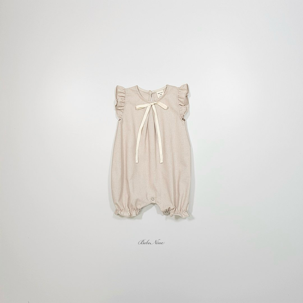 ☀️預訂 韓國直送☀️🇰🇷Bebenine兩色絲帶荷葉邊背心連身服