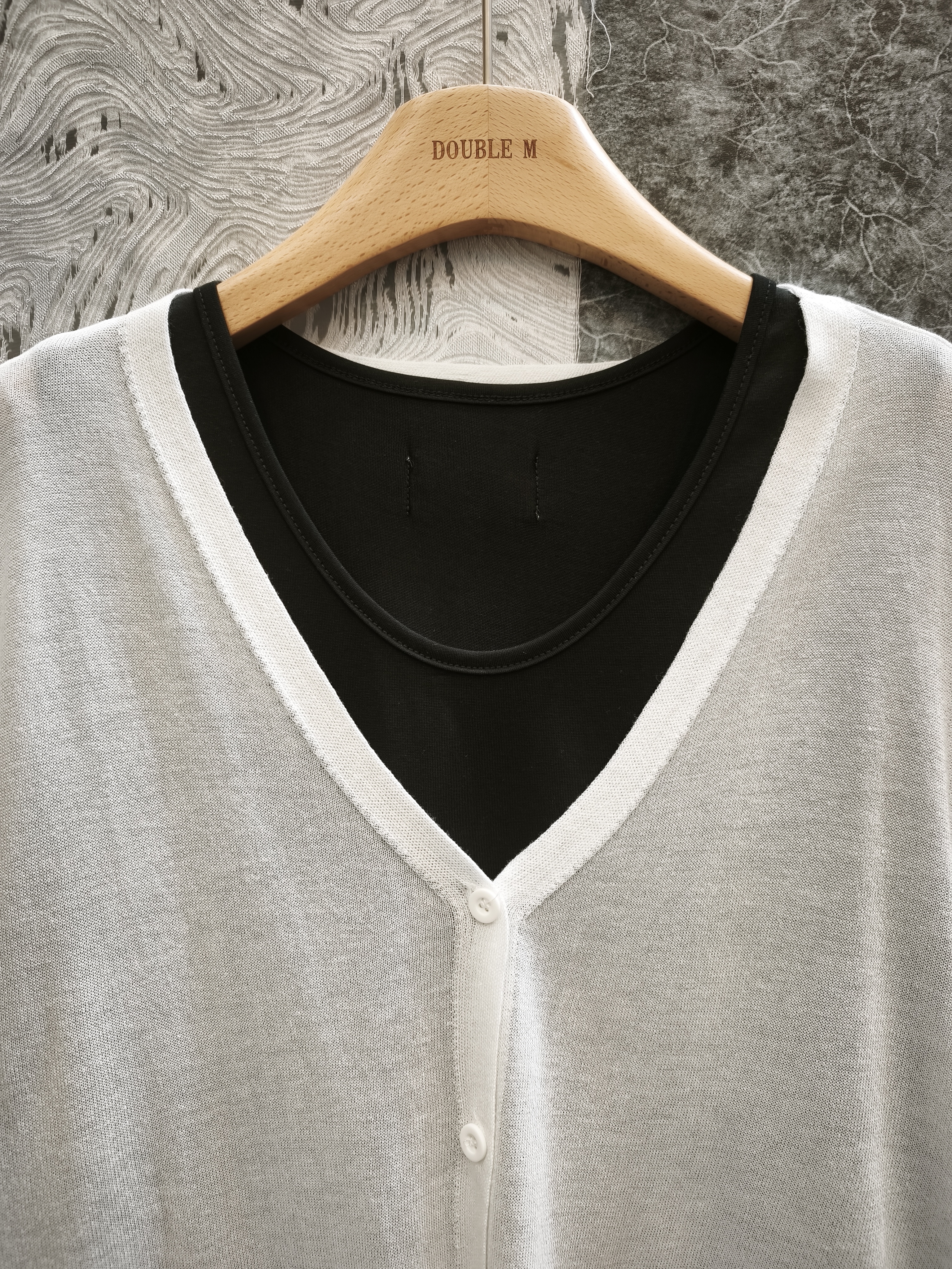 滑料冰絲針織外套