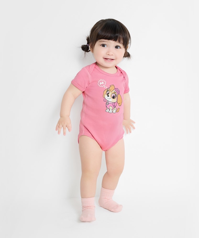 💚預訂 台灣直送💚四色Paw Patrol汪汪隊立大功系列人物印花純棉短袖包屁衣