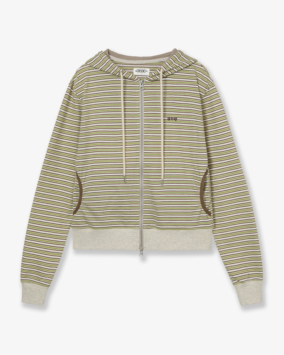 🇰🇷訂購｜aeae 26SS｜STRIPE HOODIE ZIP UP 2色 