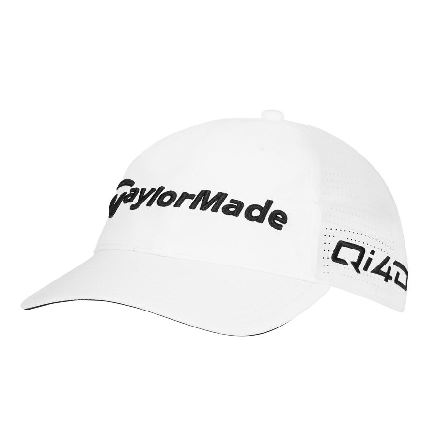 TAYLORMADE Qi4D TOUR LITETECH CAP 男士高爾夫球帽 - 白色
