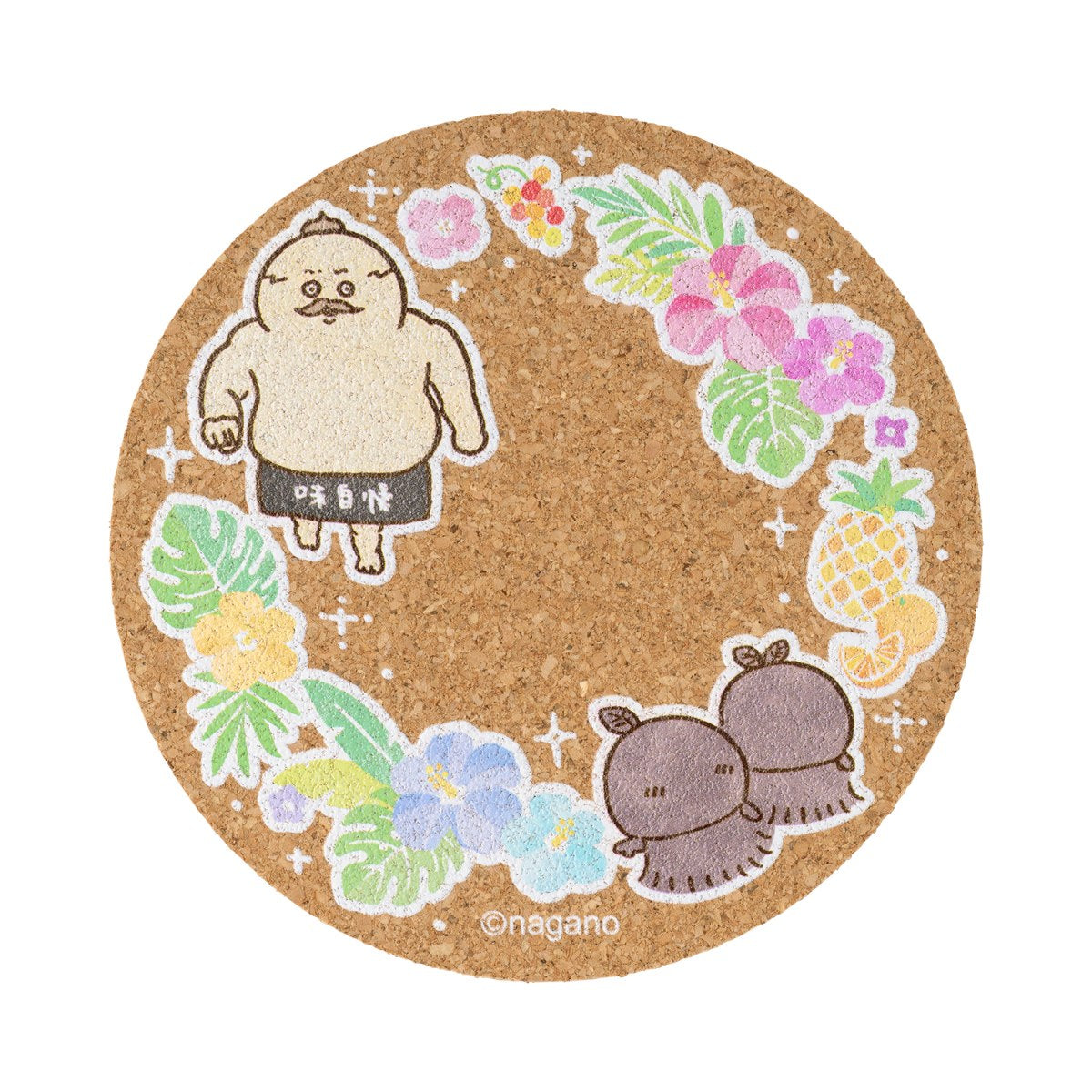 現貨｜Chiikawa ちいかわ 人魚島的秘密系列 日版 軟木杯墊 (盲抽 隨機發貨) 404750