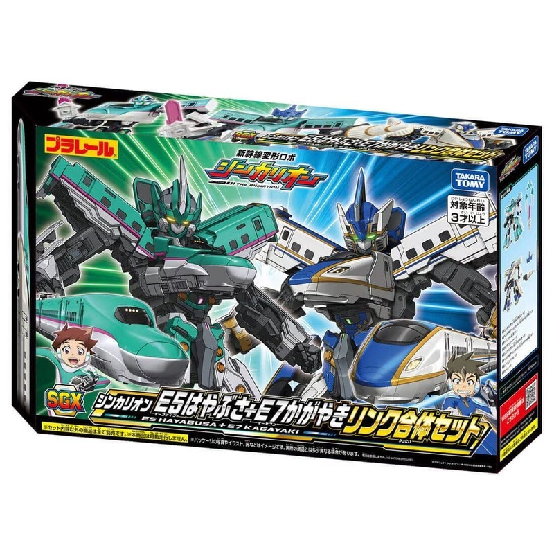 日本TAKARA TOMY  新幹線變形機器人 SGX-E5E7 E5E7 組合豪華組(2026復刻版)