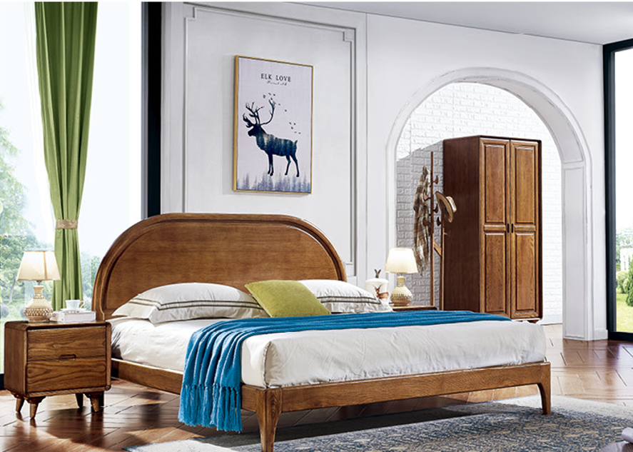 1.5米/1.8米 實木床架 48