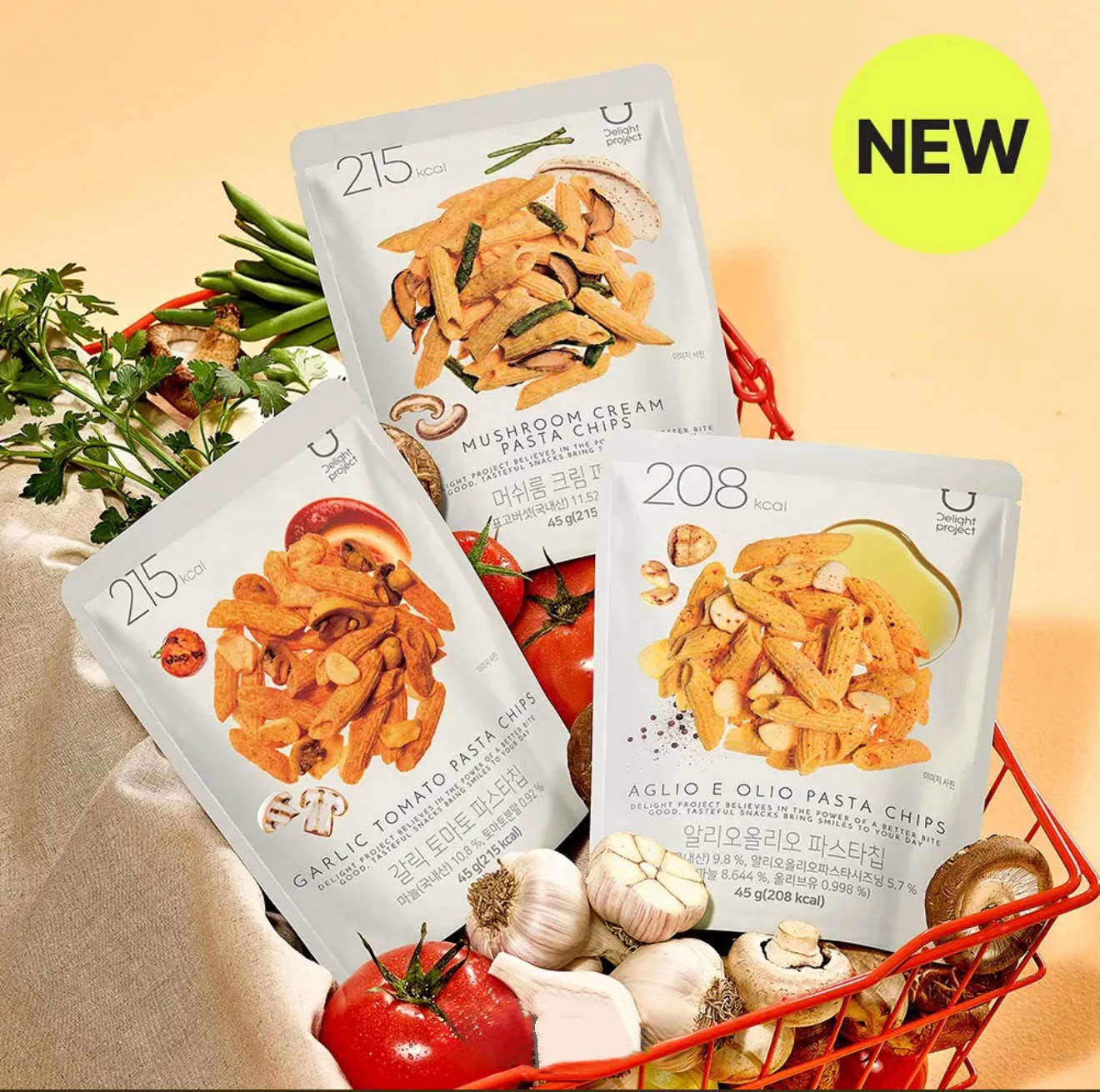 韓國Olive Young低卡健康零食系列-Pasta Chips意麵薯片