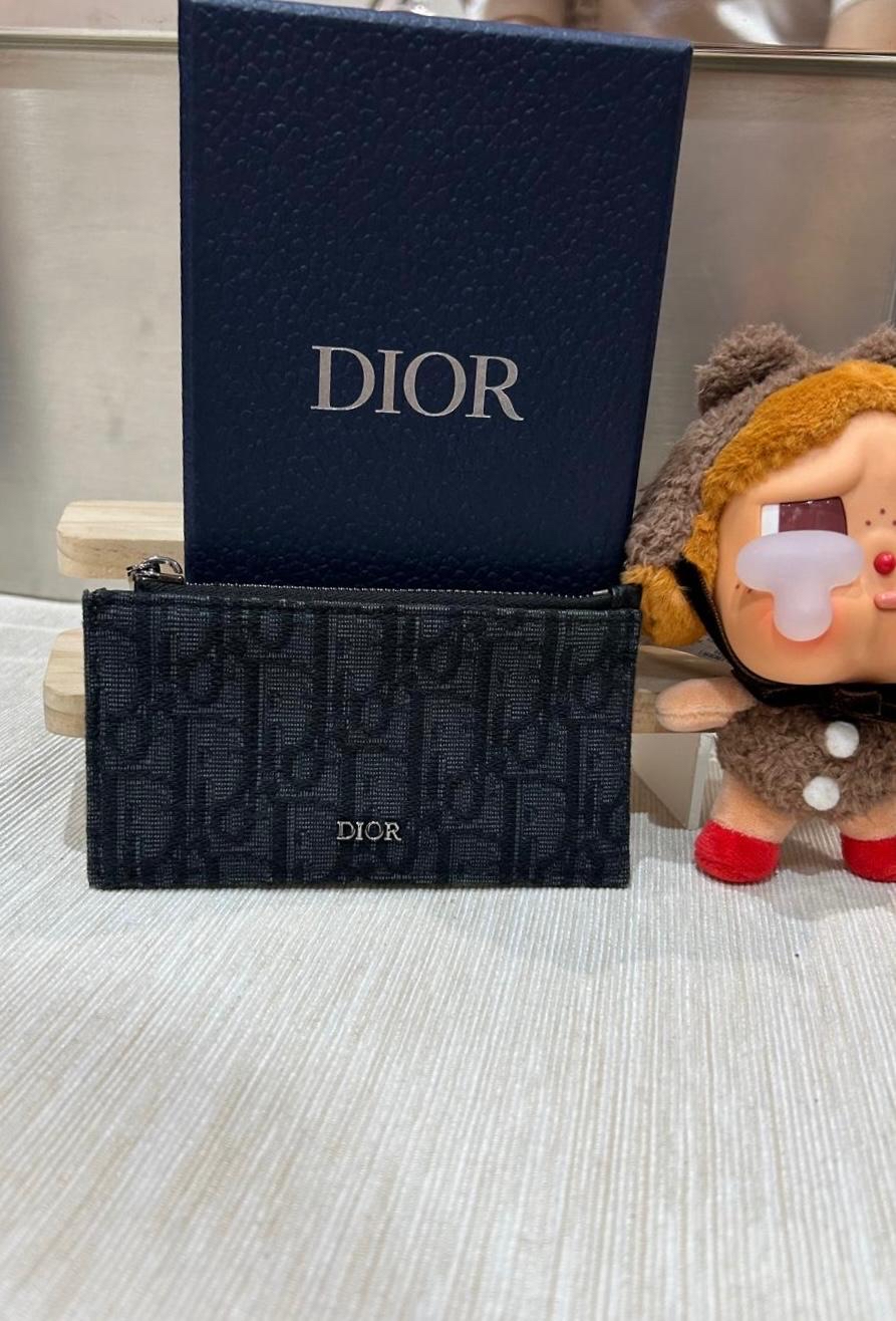 Dior Coin & Card case 100%Authentic, 95%New ✅Box