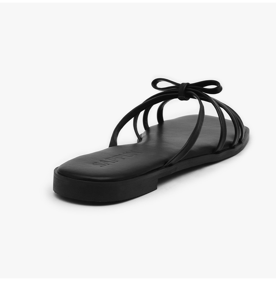 [代購] Sappun Raperin Ribbon Slippers (1cm)