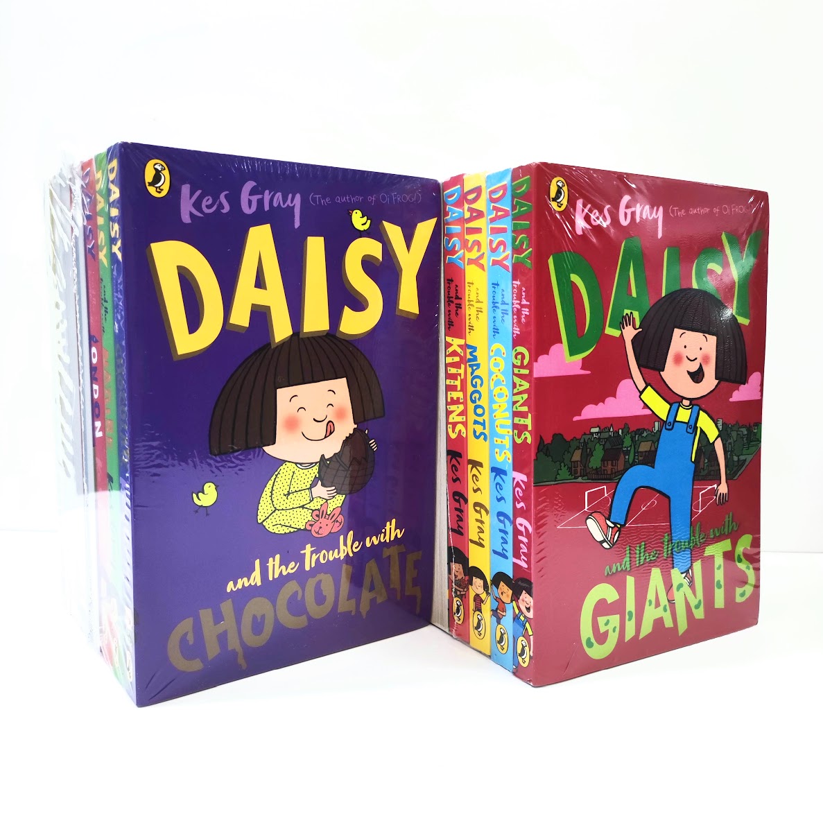 Daisy and The Trouble Collection 15 Books Set by Kes Gray | Paperback | Age 7-14 | 鬼馬精靈黛西 |  B416