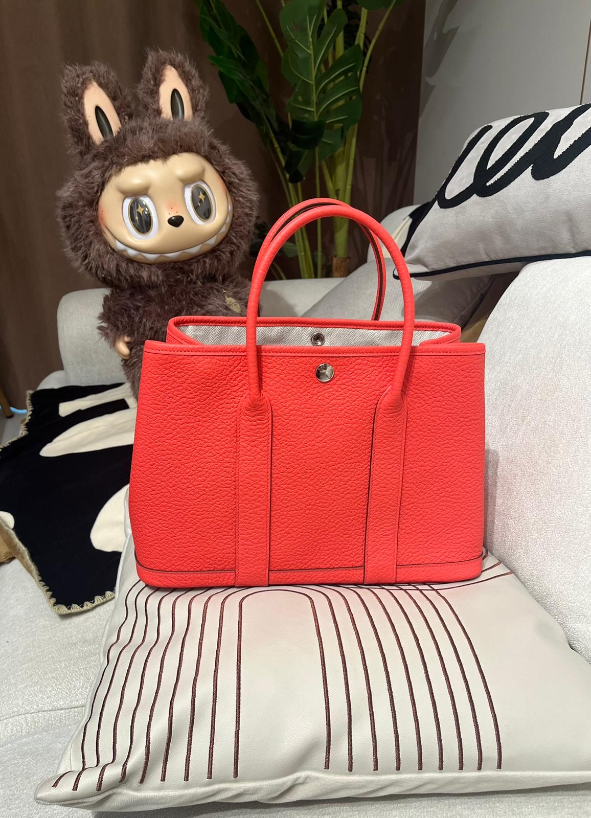 全新 Hermes garden party 30 德克薩斯粉 Stamp Y 100%Authentic,全新Unused ✅dust bag ✅box