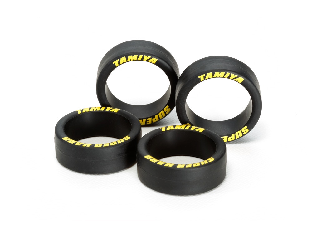 Super Low Profile Tire (Black w/Yellow Lettering)