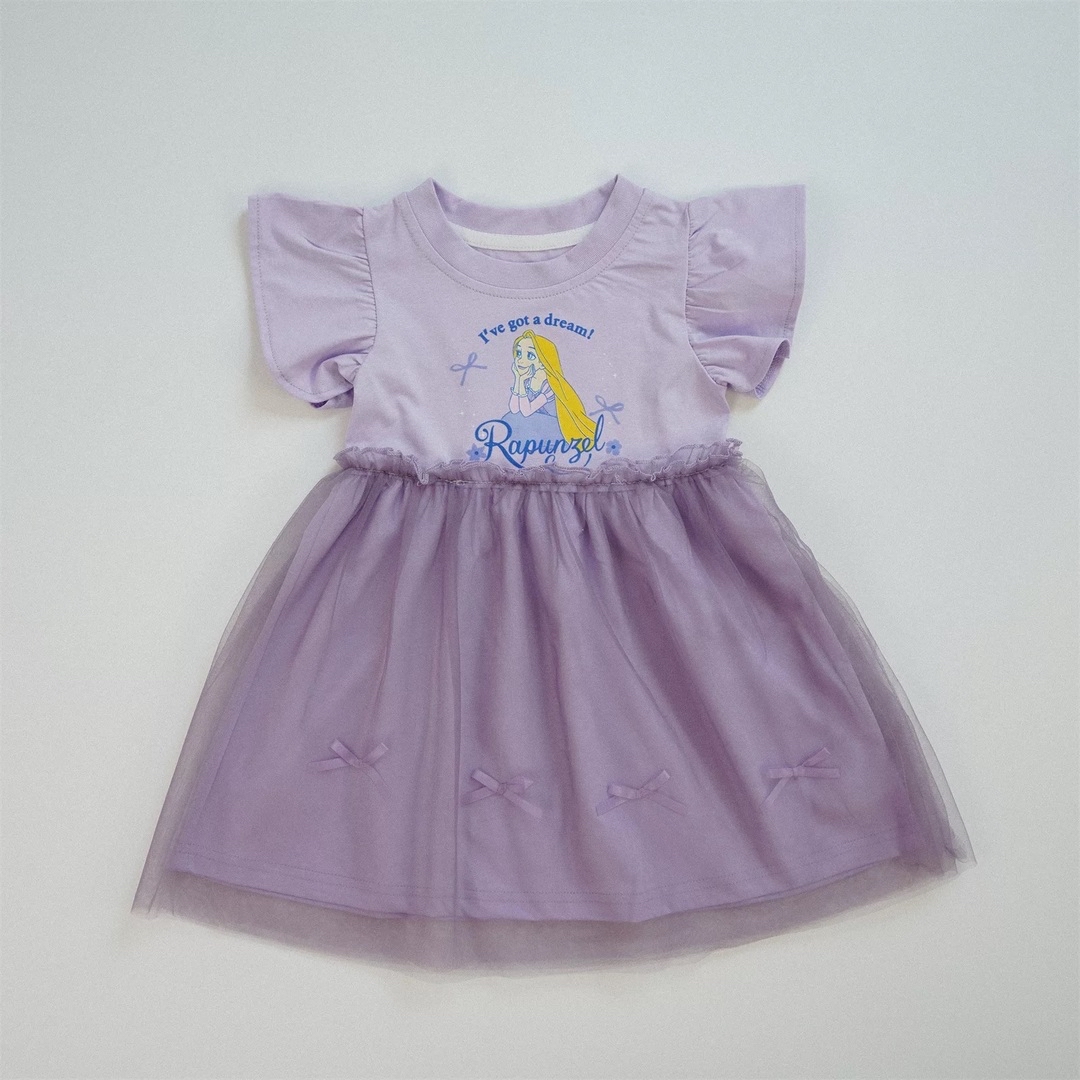 A0149 長髮公主花邊袖連身裙