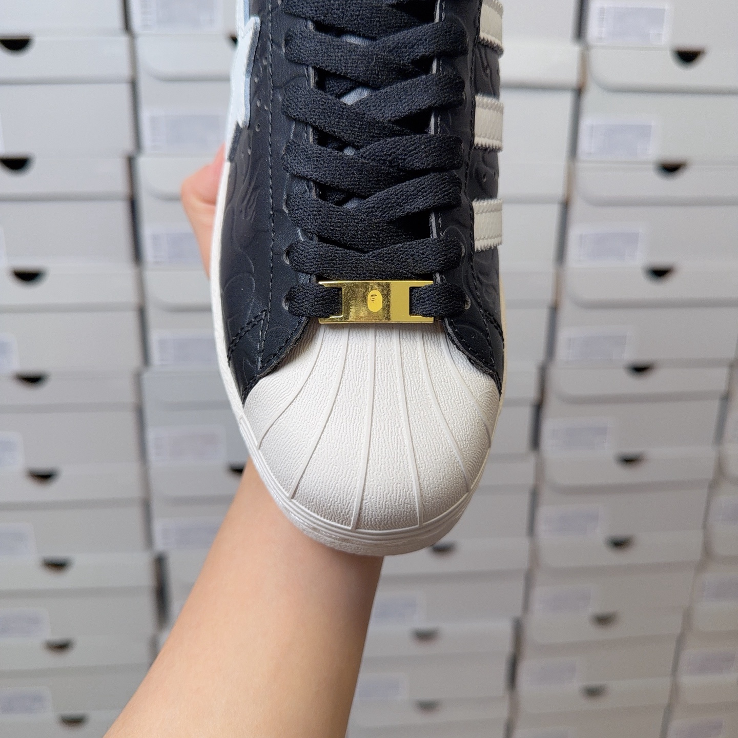 Adidas Superstar Atmos x BAPE 25th Anniversary JQ3666