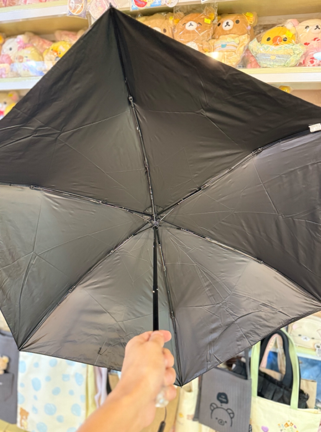 《現貨》全新韓國限定 Rilakkuma黑白系列防UV輕身縮骨雨傘