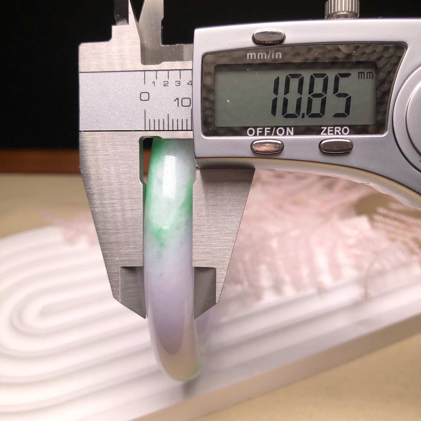 白底青圓鐲57.5mm YM00180