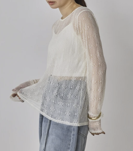 網紗內搭上衣 - 2026 流行穿搭  網紗上衣 春夏時尚穿搭 成人休閒 時尚穿搭 易於配搭 日本直送   #JP-I-260022