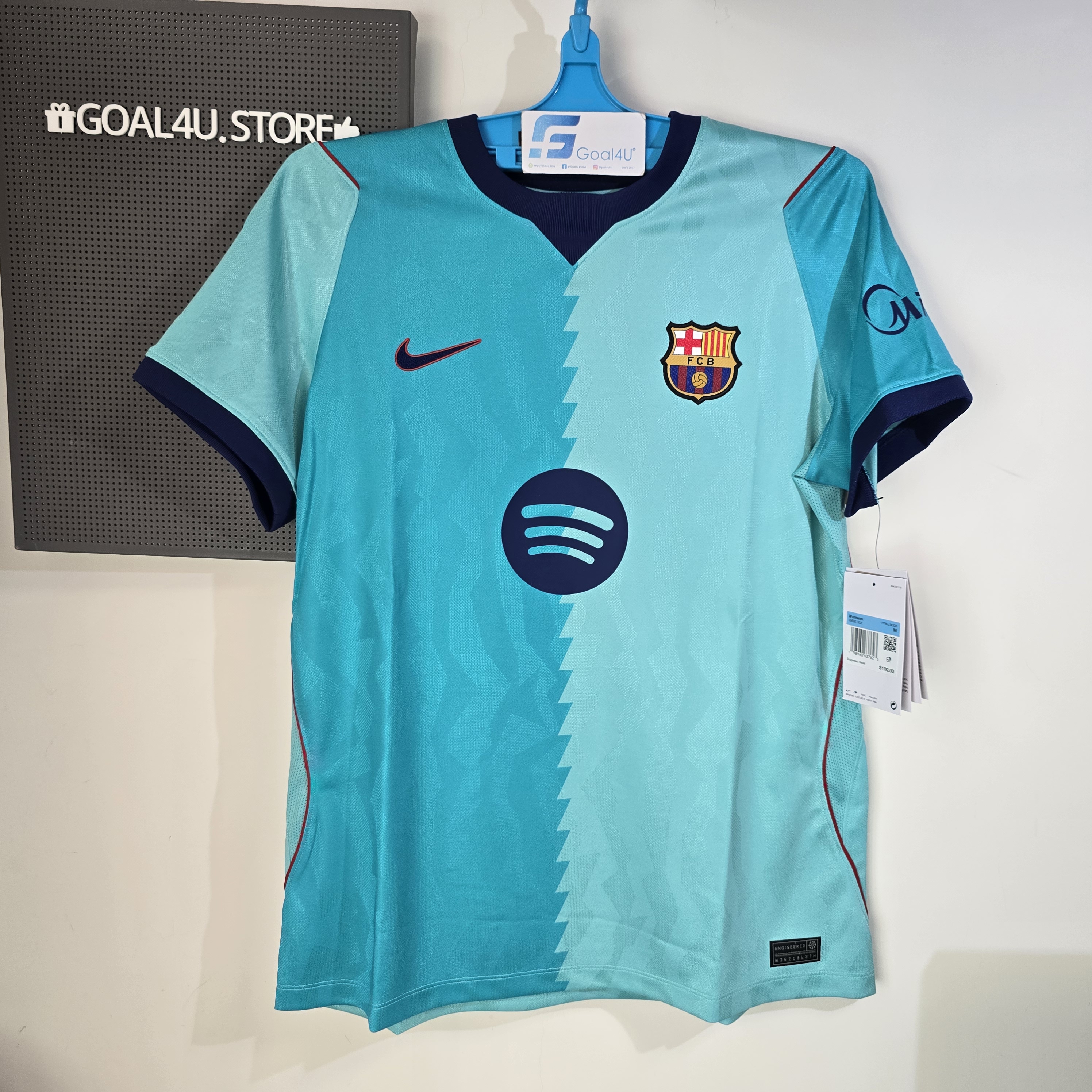 Nike Barcelona 巴塞羅拿 2026-27 三客女裝球迷版球衣 (可加印字章) 