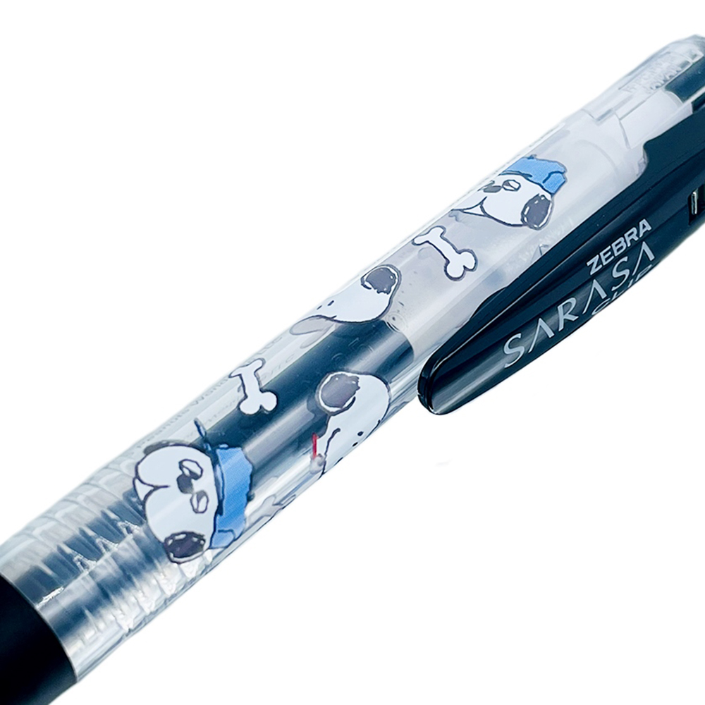 現貨｜【一套3枝】Snoopy Olaf 日本製 Zebra SARASA CLIP 0.5mm 黑色 啫喱筆 套裝 (307185)