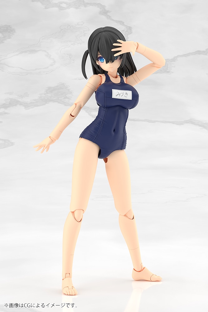 (預訂訂金 $100) (總價 $260) 壽屋 Kotobukiya FRAME ARMS GIRL 美月 Mizuki School Swimsuits Ver. 模型 (KO08186) (行版)