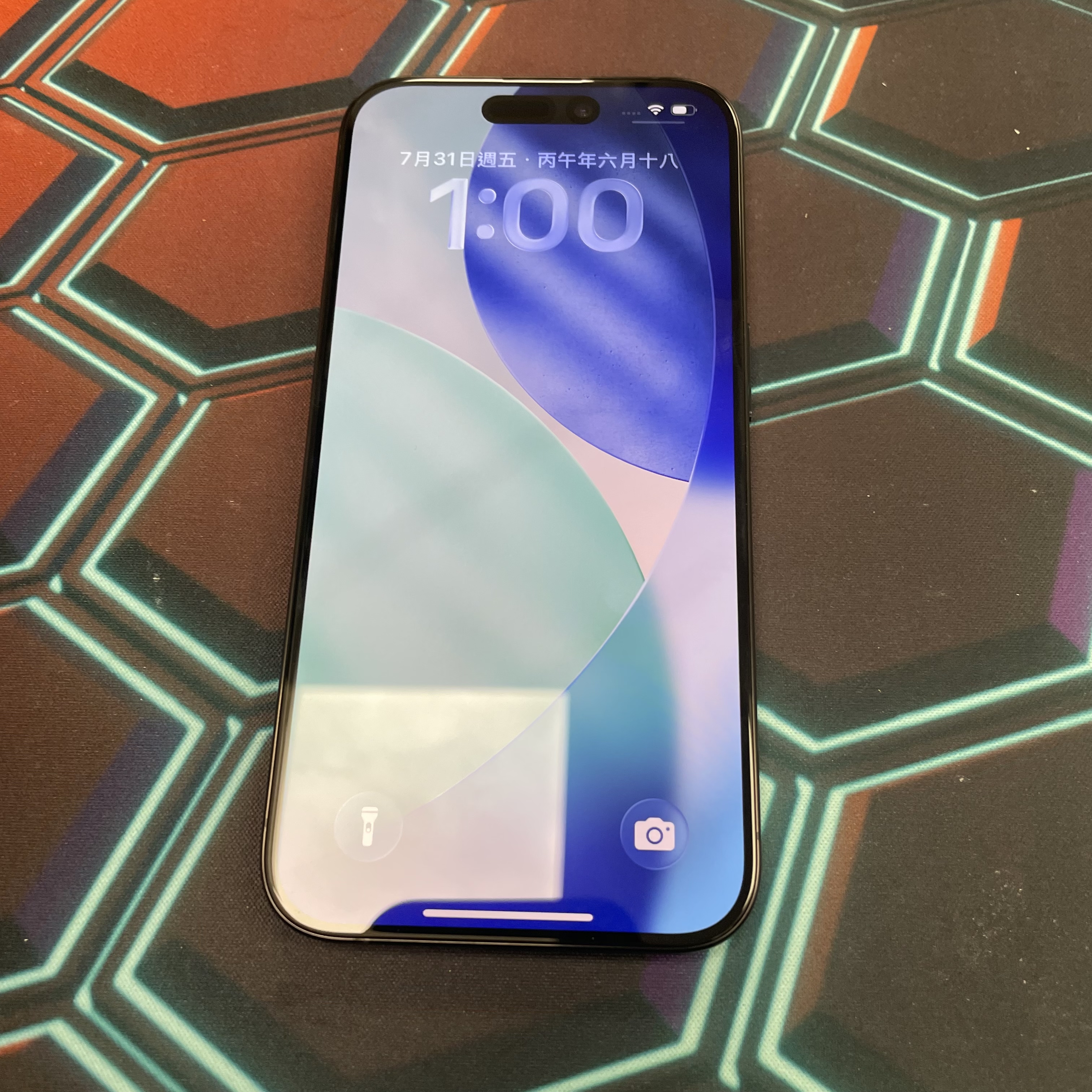 *7184 15 Pro 完美機 256GB 電100 藍色 blue